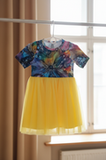 Colorful dress natural light window hanger