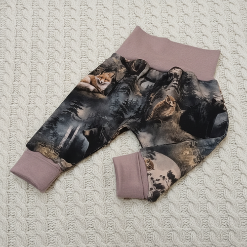 Metsapüksid hele kootud taustal